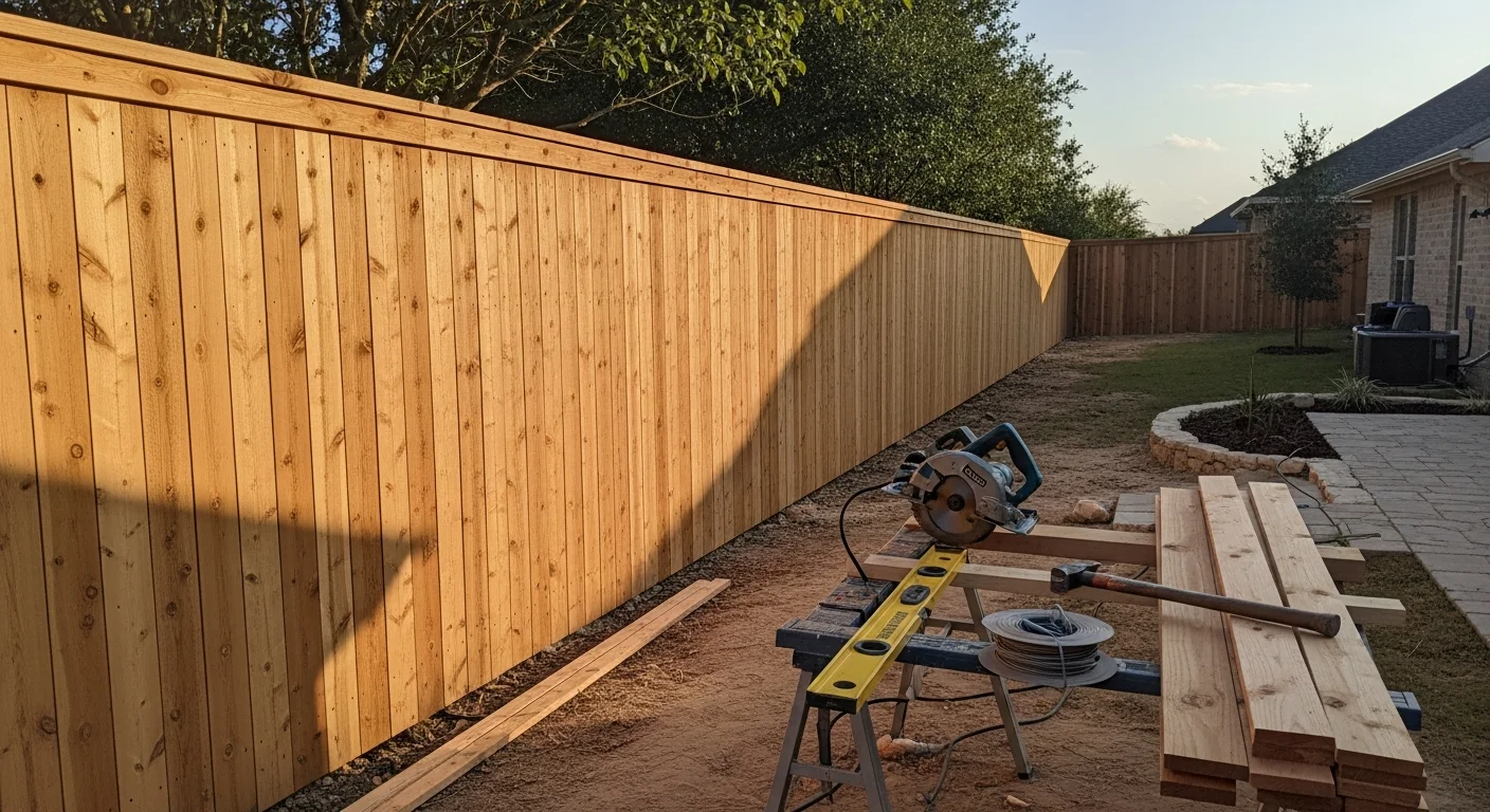 Custom deck construction and carpentry work on residential property